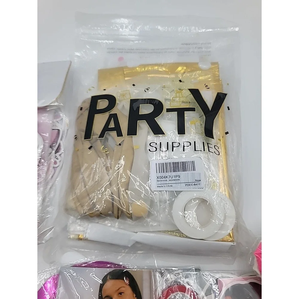 Mixed Lot Party Decorations Banners Balloons Birthday Baby‎ Shower Plane Olivia